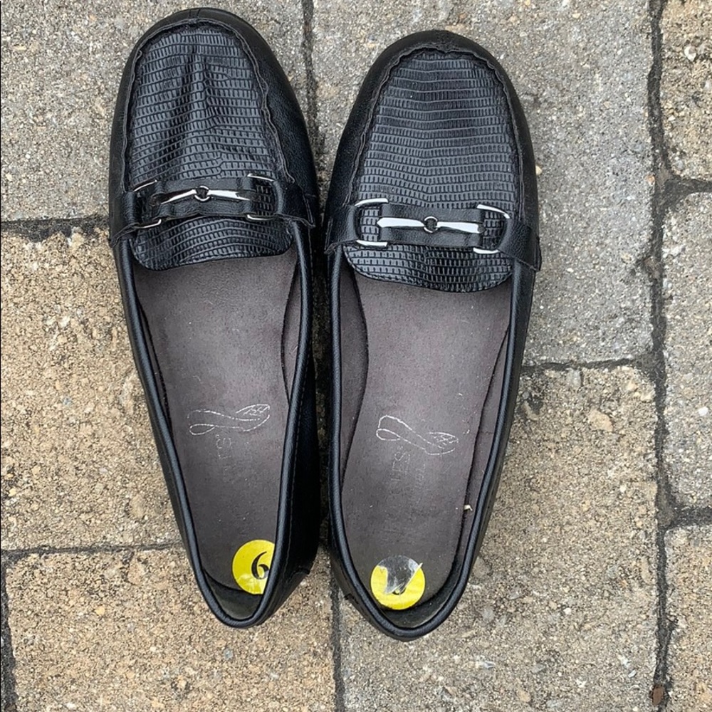 Leather loafers